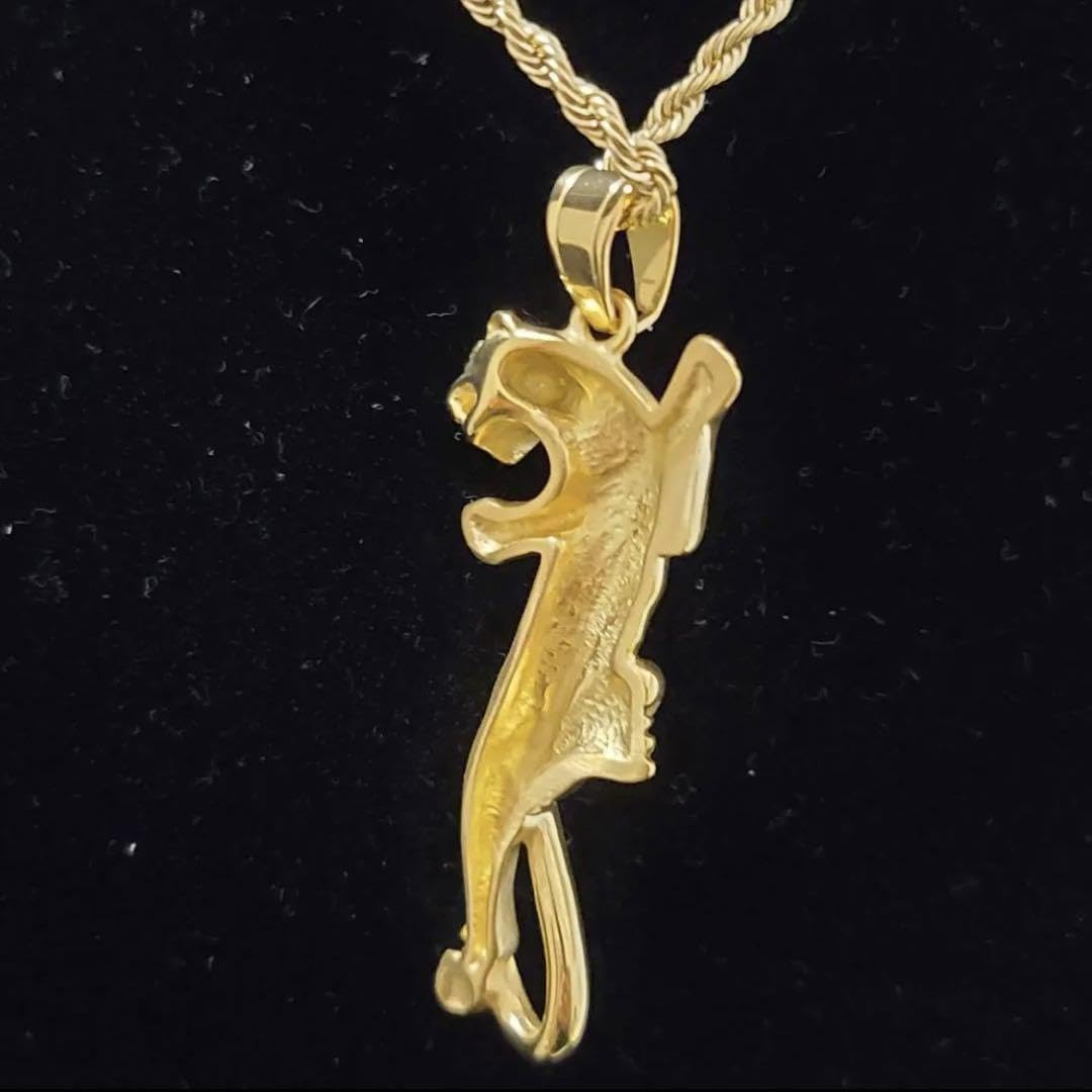 Amazon.co.jp: パンサー 豹 ネックレス ゴールド : ファッション